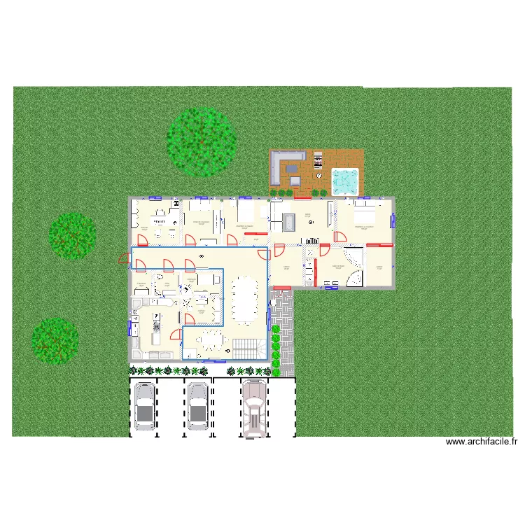 plan maison. Plan de 