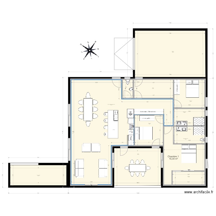 Plan maison 2 ter. Plan de 0 pièce et 0 m2