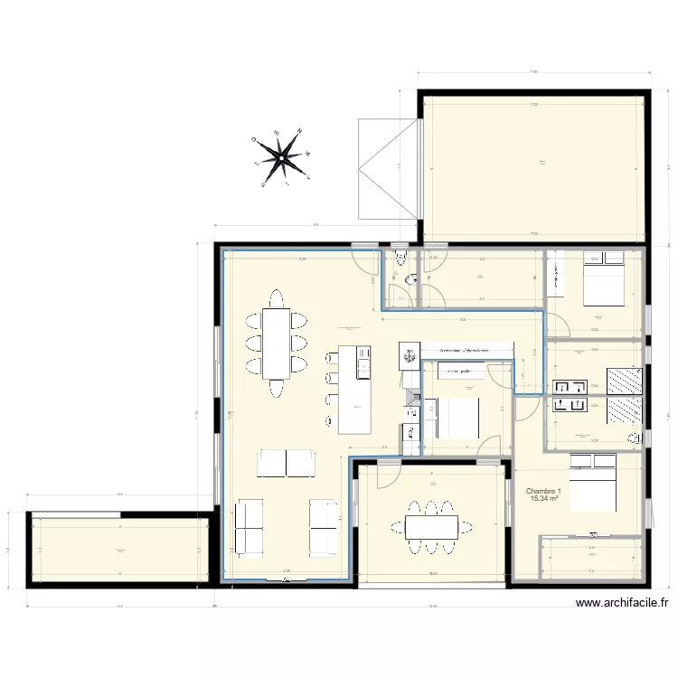 Plan maison 2 ter. Plan de Plan maison 2 ter. Plan de