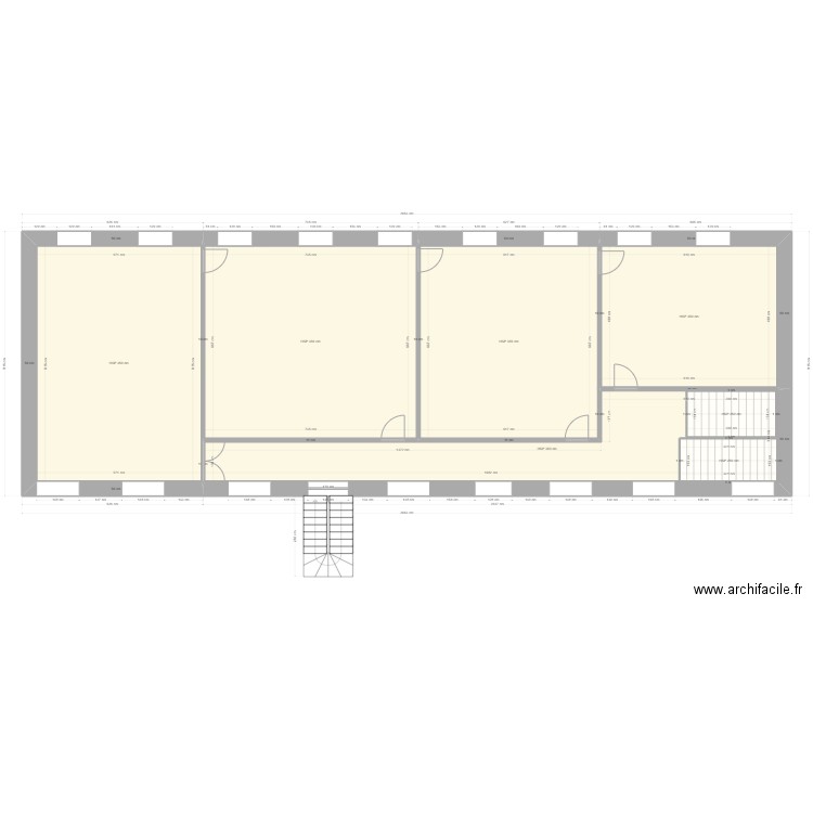 BATIMENT G 19-09.. Plan de 16 pièces et 630 m2