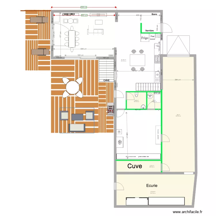 maison 2 david. Plan de 