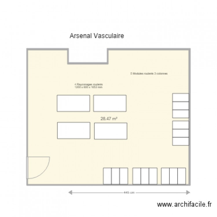 Arsenal Vasculaire St Etienne. Plan de 0 pièce et 0 m2