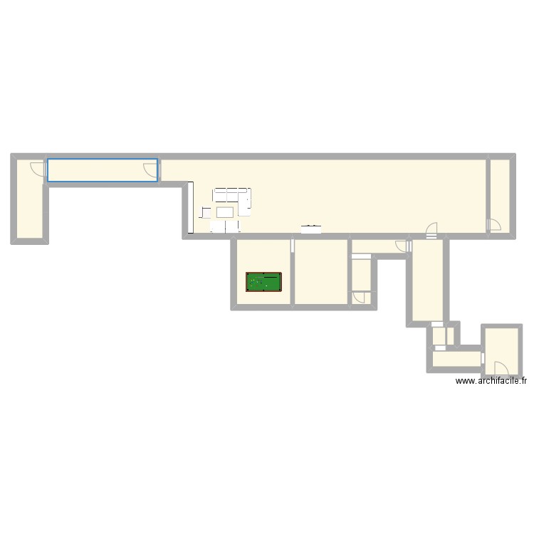 local GDJ Alle. Plan de 0 pièce et 0 m2