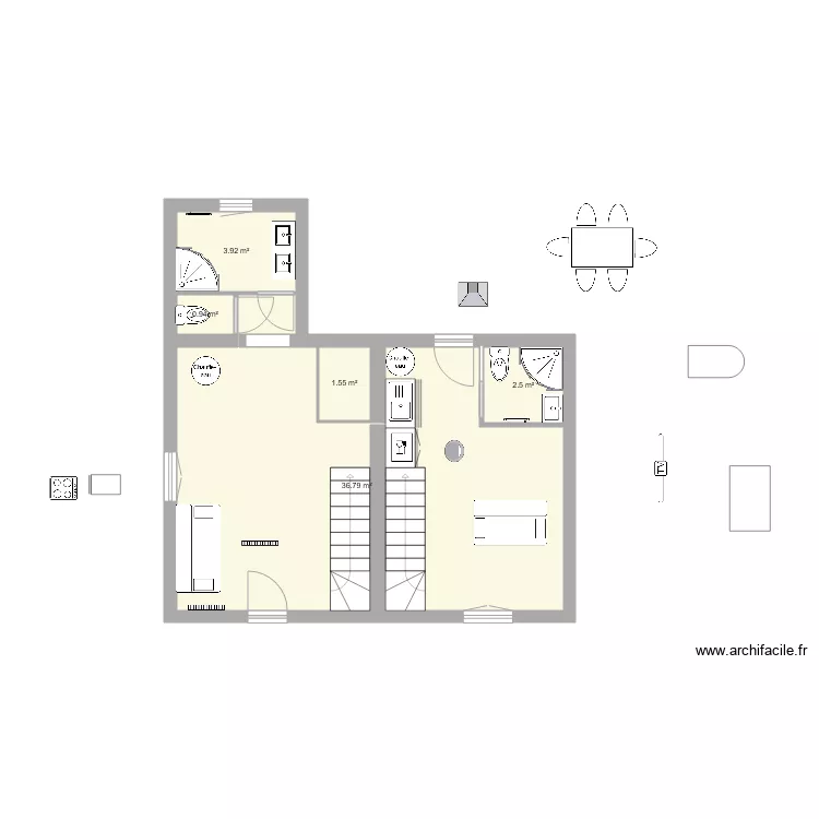 maison Amboise 3. Plan de 