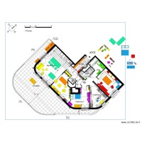 FINAL plan indice 10 AMENAGEMENT mobilier V7bis canapé 3 places de Lille dos terrasse et Bureau