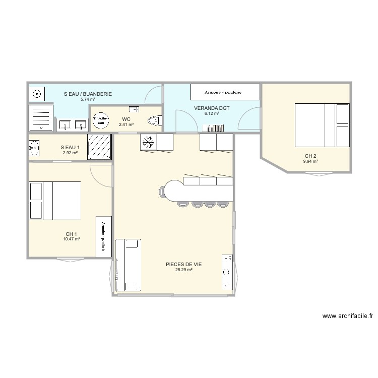 CHAUMIERE JUIN 20. Plan de 0 pièce et 0 m2