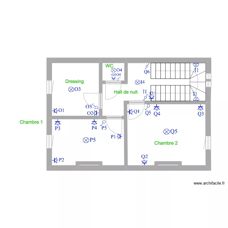 Maison Didier Police. Plan de 