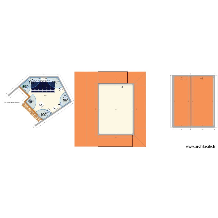 CUB HOUSSE PORT MOSELLE. Plan de 4 pièces et 336 m2