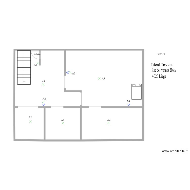 cave 21. Plan de 0 pièce et 0 m2