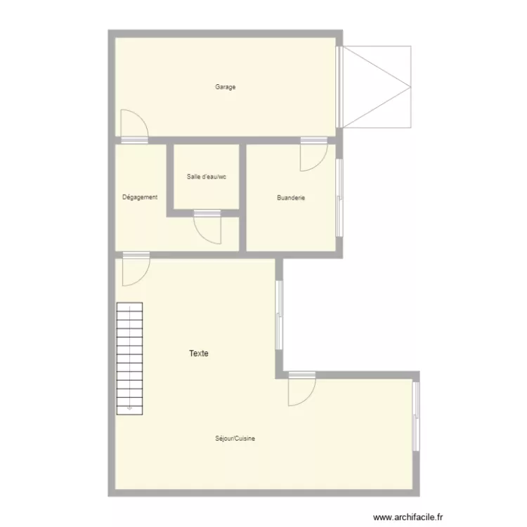 RDC PORTES. Plan de RDC PORTES. Plan de