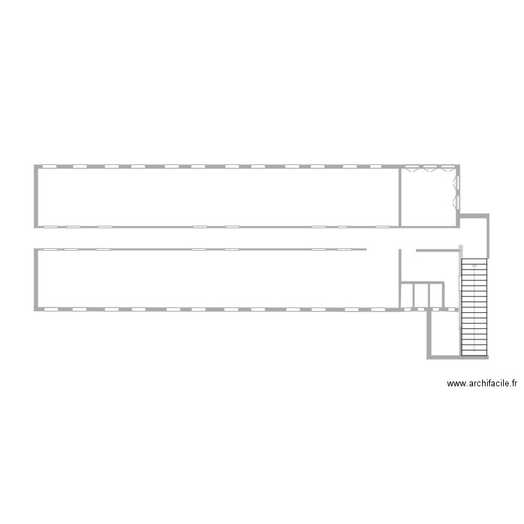 rosiere batiment dortoir premier étage. Plan de 0 pièce et 0 m2