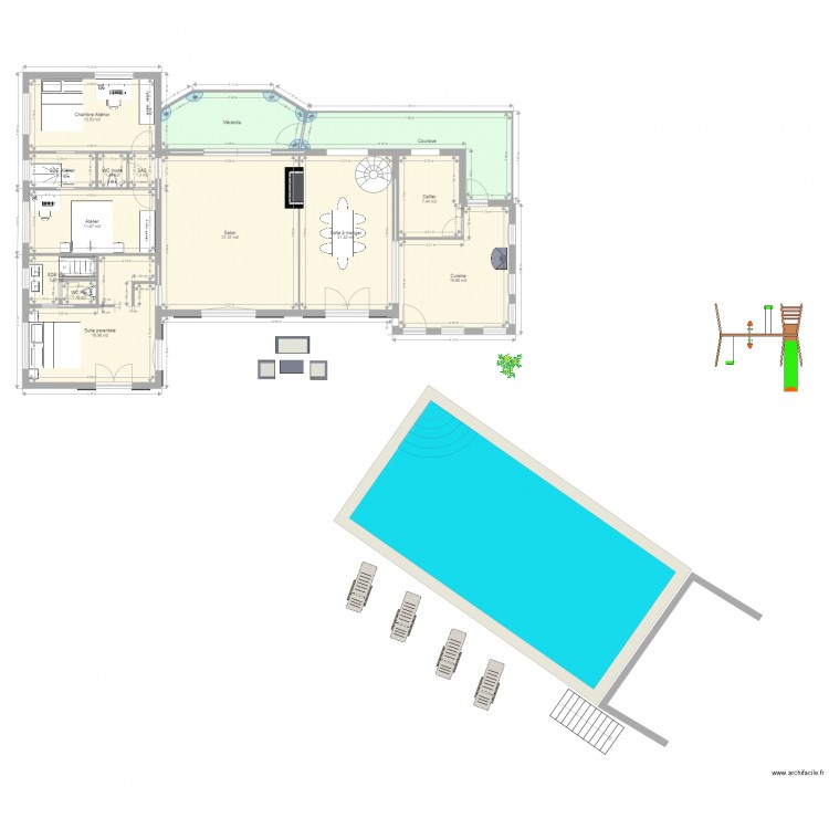 Le puy. Plan de 0 pièce et 0 m2