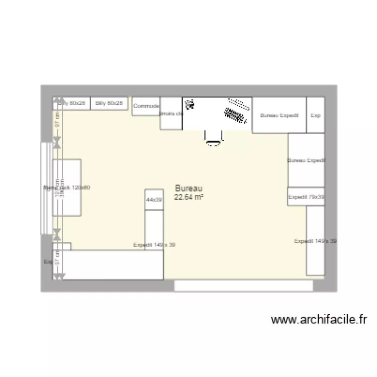 Plan Bureau. Plan de 