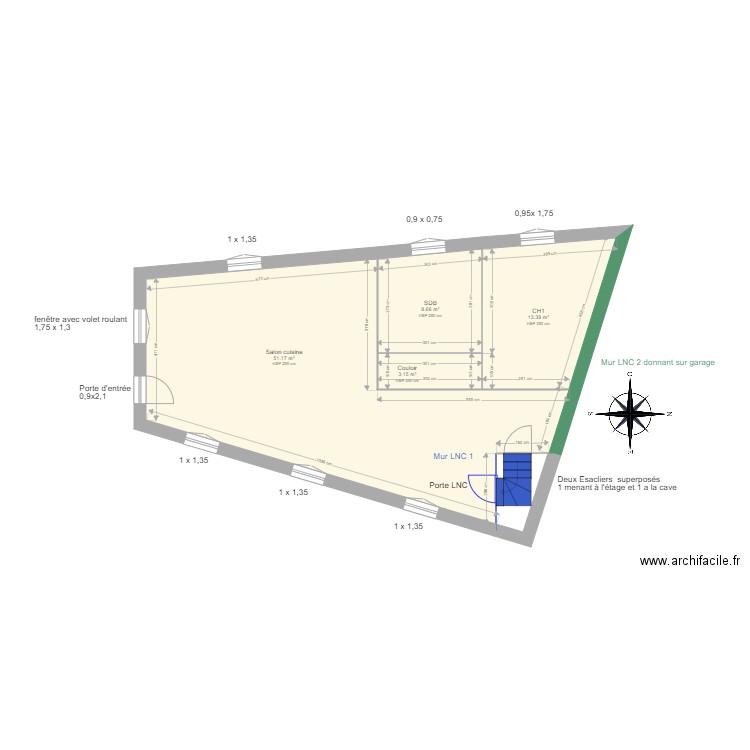 HAMANI. Plan de 0 pièce et 0 m2