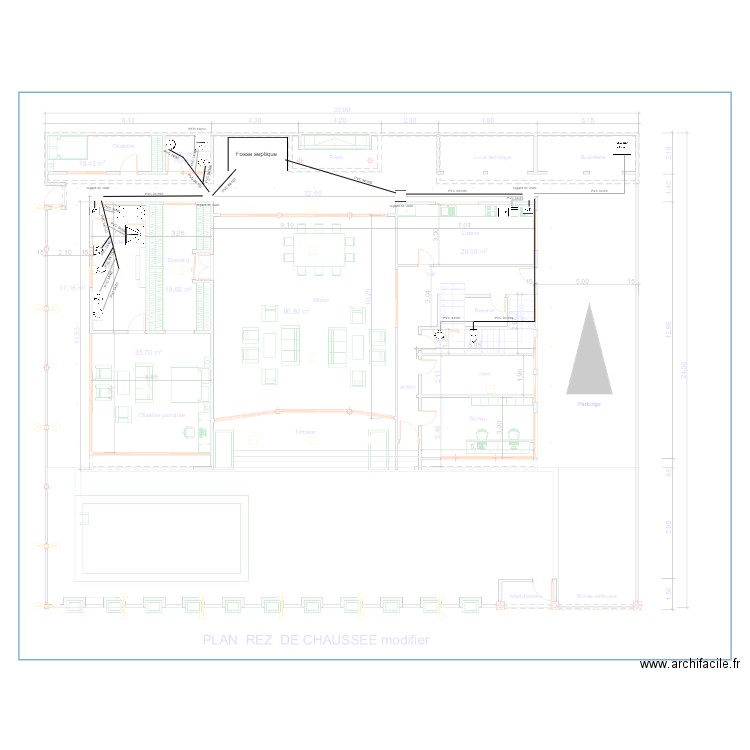 Evacuation EV et EU New. Plan de 0 pièce et 0 m2