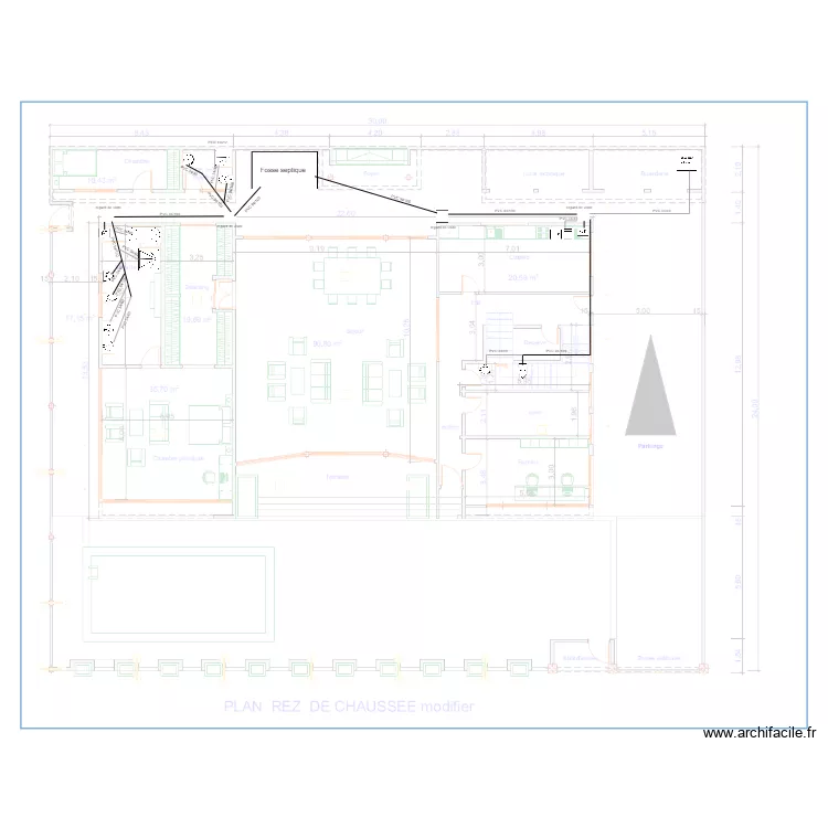 Evacuation EV et EU New. Plan de 0 pièce et 0 m2