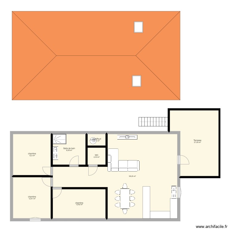 Appart St Cirq. Plan de 0 pièce et 0 m2