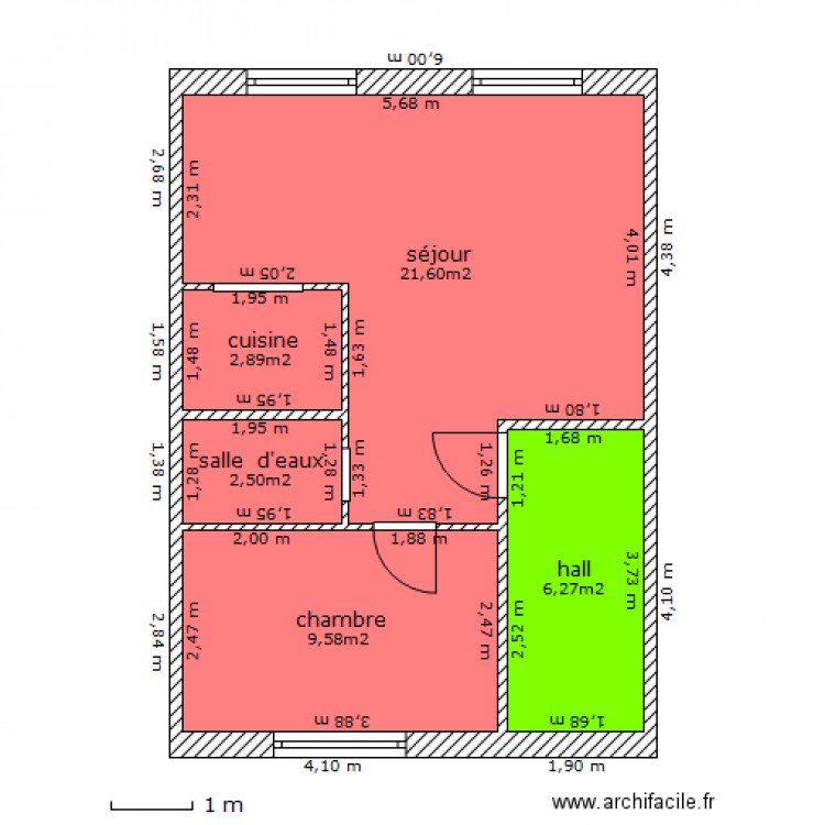 faider.1er. Plan de 0 pièce et 0 m2