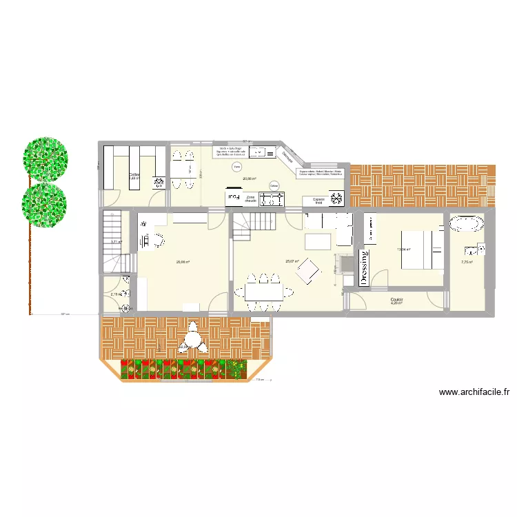 Nouvelle dispo salon - Céline. Plan de Nouvelle dispo salon - Céline. Plan de