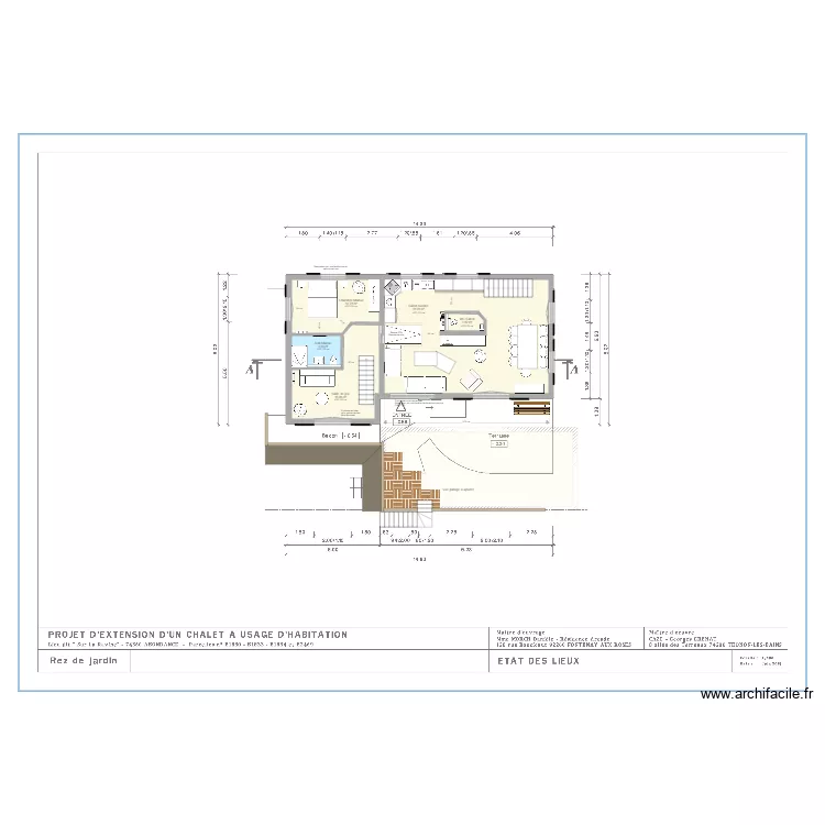 Abondance REZ 6. Plan de 