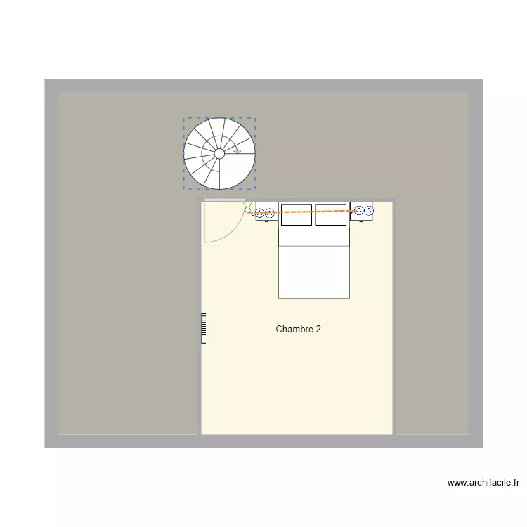 Melay etage. Plan de 