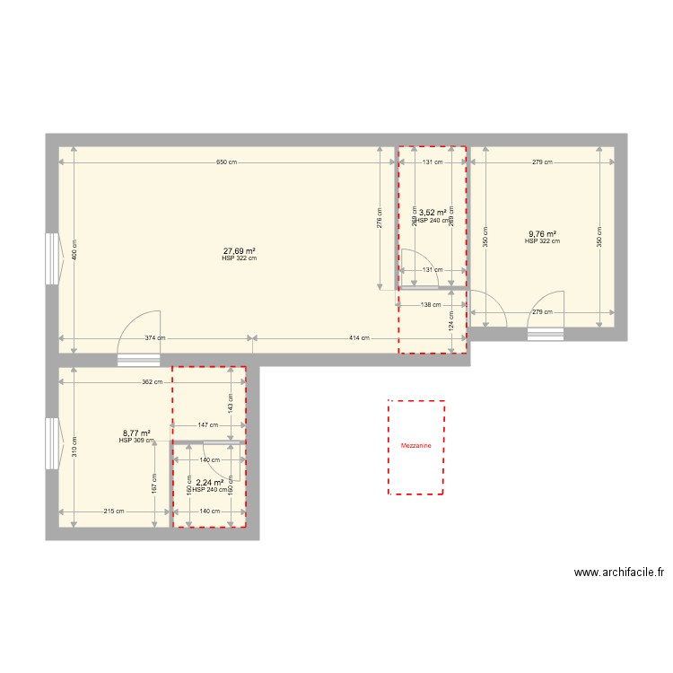 CHENNANT. Plan de 0 pièce et 0 m2