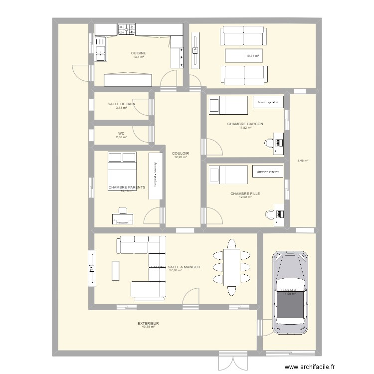 PLAN MAISON 20.06.2023. Plan de 0 pièce et 0 m2