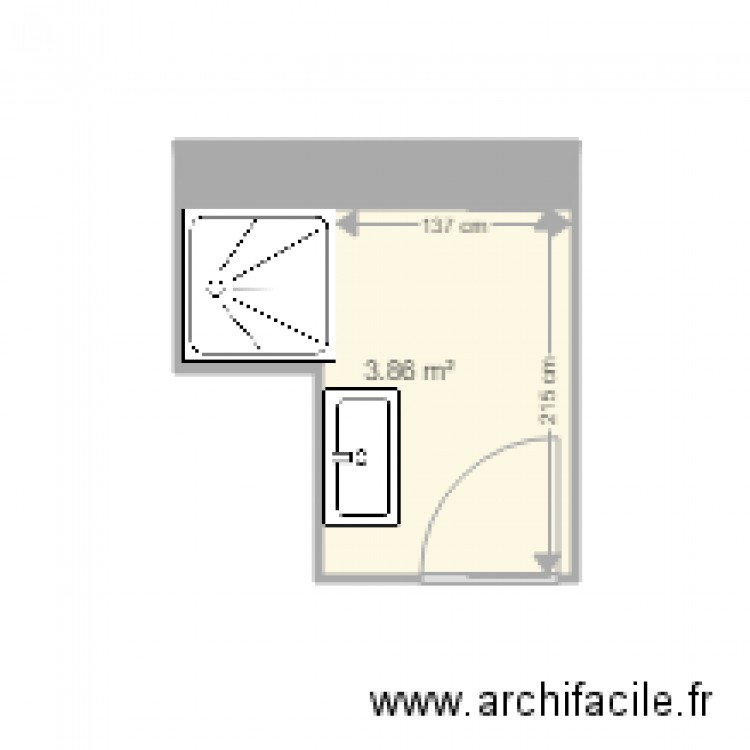 plan dumas avant sdb . Plan de 0 pièce et 0 m2