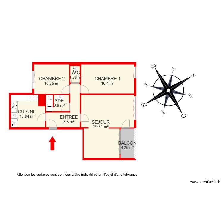 BI 6500 Rita. Plan de 0 pièce et 0 m2