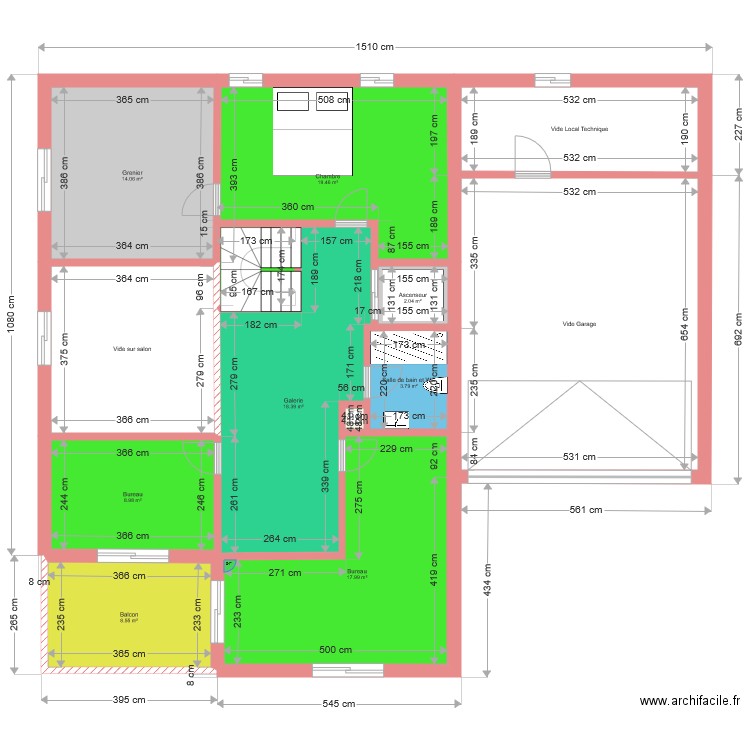 NoirmontEtage25. Plan de 0 pièce et 0 m2