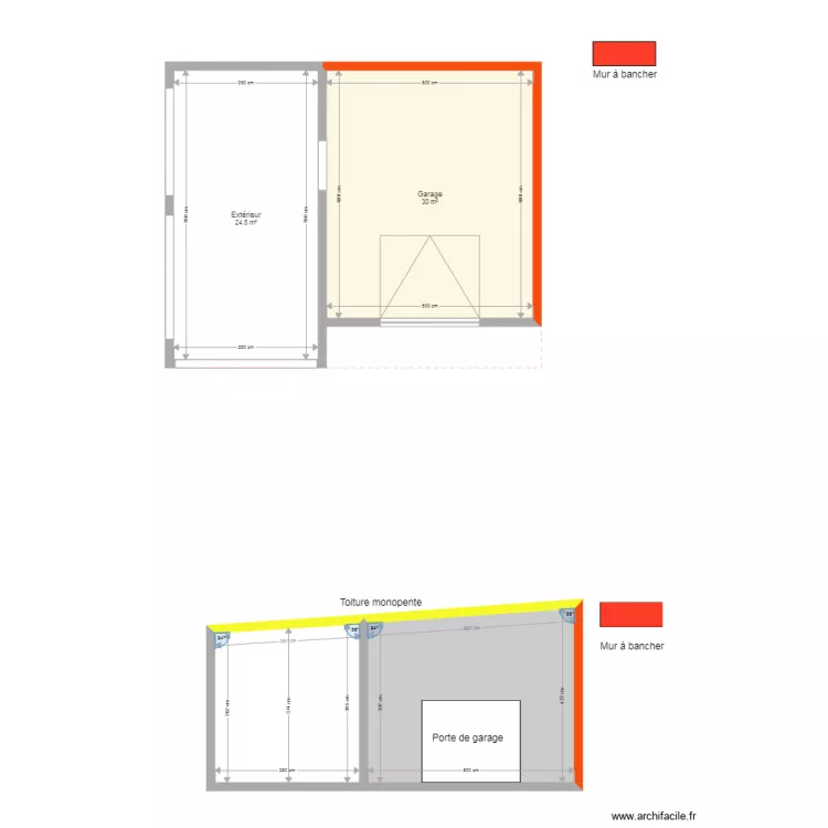 Garage COCOKarine. Plan de 