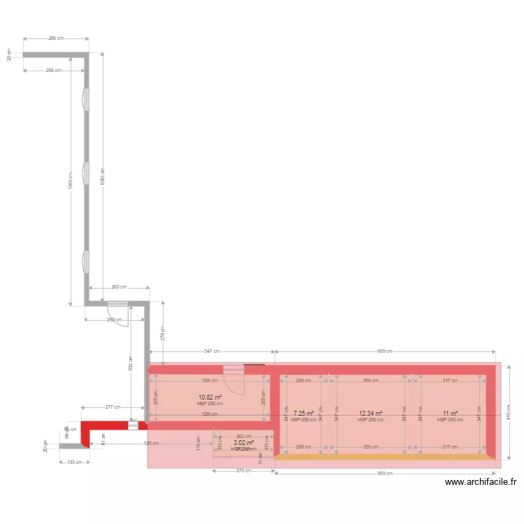 Plan BEA Appart V1. Plan de 