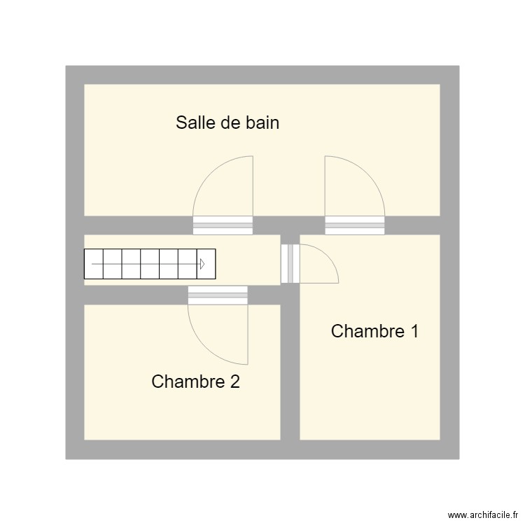 CHENEE 1er ETAGE. Plan de 0 pièce et 0 m2