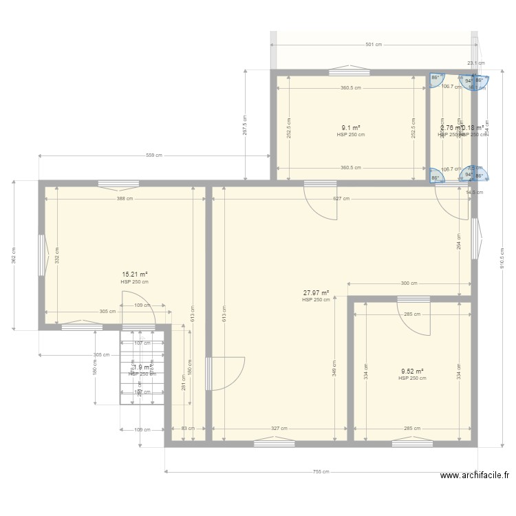 petithan 1. Plan de 0 pièce et 0 m2