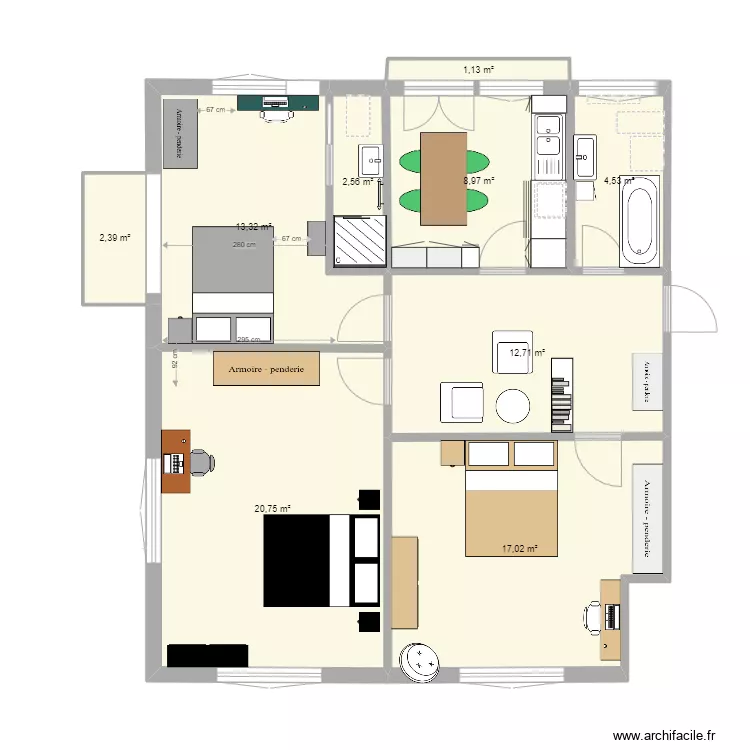 3eme etage bulle 2. Plan de 