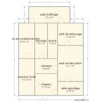 plan fromagerie avec bâtiment