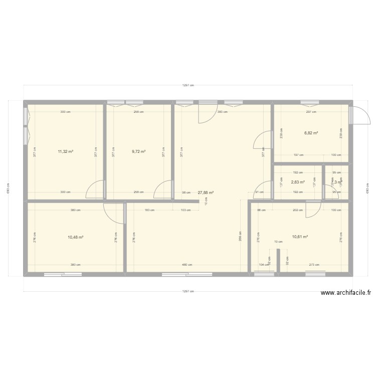 chalet. Plan de 0 pièce et 0 m2
