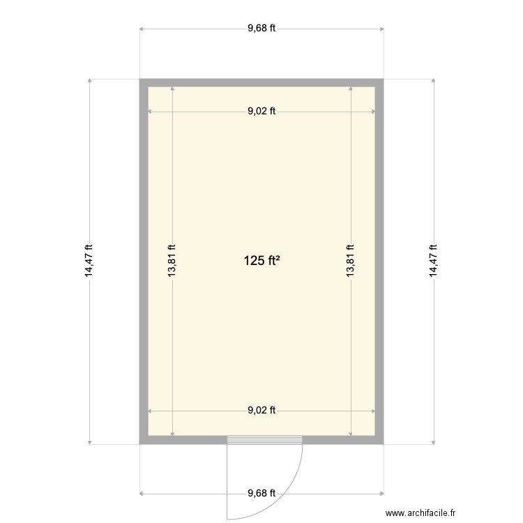 Luke 2 Room. Plan de 0 pièce et 0 m2