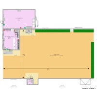 VUE D ENSEMBLE SALLE DE RECEPTION LA FONTAINE DU MONT AVANT TRAVAUX