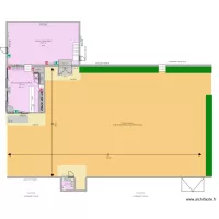 VUE D ENSEMBLE SALLE DE RECEPTION LA FONTAINE DU MONT AVANT TRAVAUX