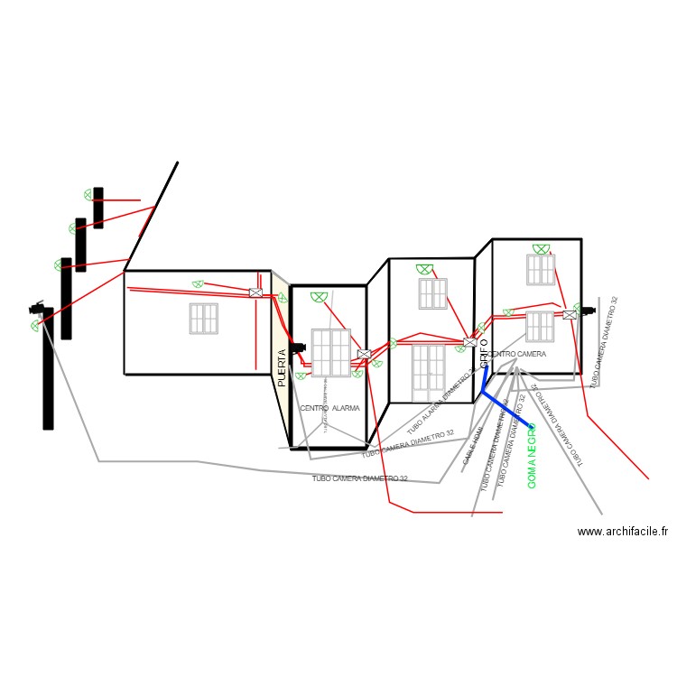 FACADE2. Plan de 0 pièce et 0 m2