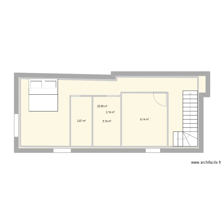 MAISON VIRY - 1er ETAGE. Plan de 0 pièce et 0 m2