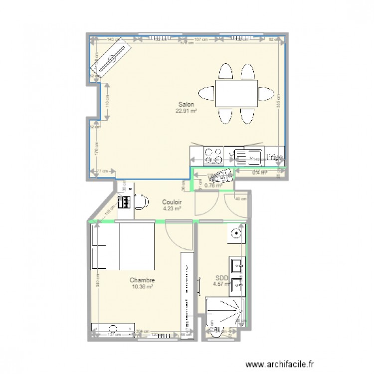 Clignancourt Aménagement Mai 2017. Plan de 0 pièce et 0 m2