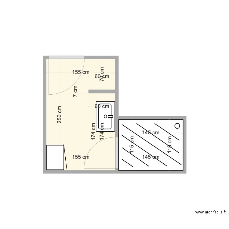 PLAN EXISTANT ARNAUD. Plan de 0 pièce et 0 m2