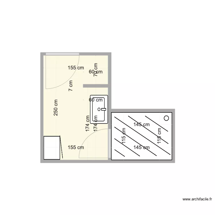 PLAN EXISTANT ARNAUD. Plan de PLAN EXISTANT ARNAUD. Plan de