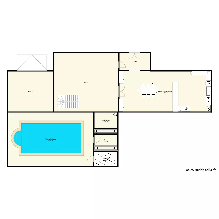 C&eacute;lia. Plan de 