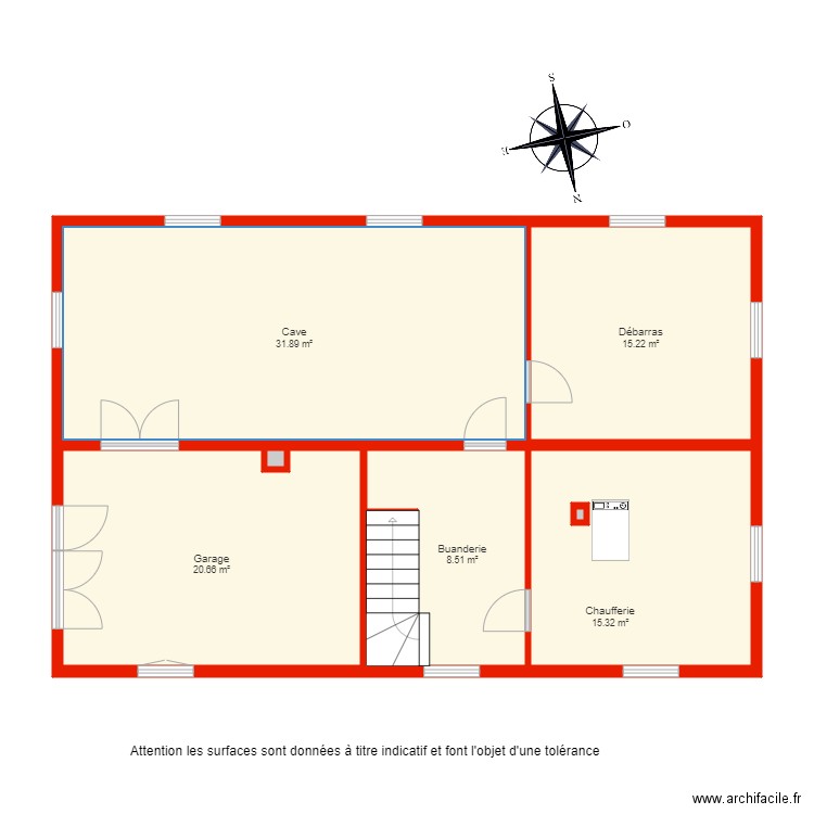 BI 5660 sous sol non côté. Plan de 0 pièce et 0 m2