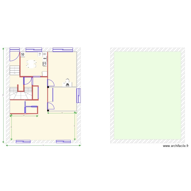 Joël avec pièces. Plan de 0 pièce et 0 m2