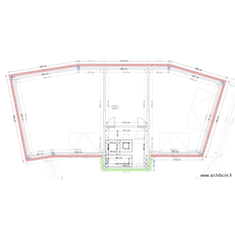 1er étage grange. Plan de 0 pièce et 0 m2