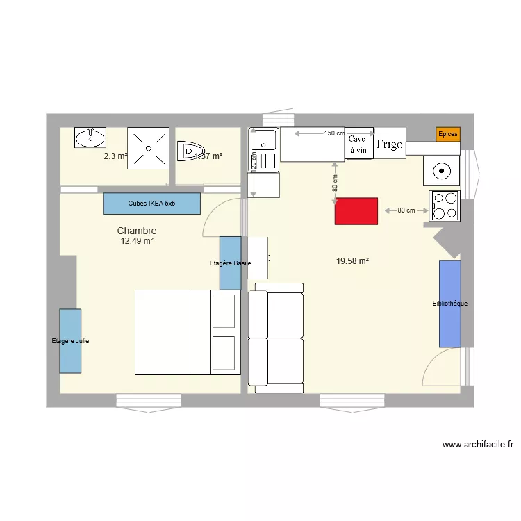 Projet Julie. Plan de 